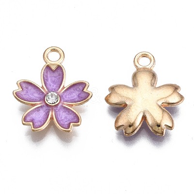 Alloy Enamel Pendants ENAM-N054-57-RS-1