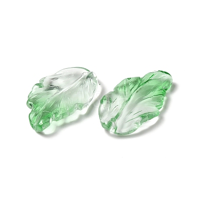 Dyed & Heated Glass Pendants GLAA-B009-06C-1