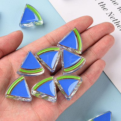 Transparent Enamel Acrylic Beads LS-TACR-S155-001K-1