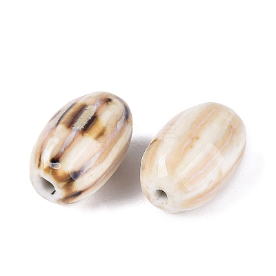 Vintage Handmade Porcelain Beads PORC-Q006-10A-1