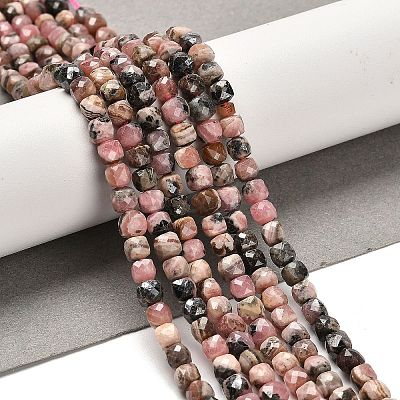 Natural Argentina Rhodonite Beads Strands G-B107-B01-01-1