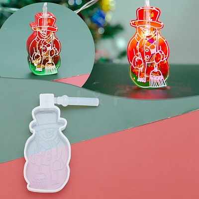 DIY Christmas Lights Silicone Statue Molds DIY-P028-10-1