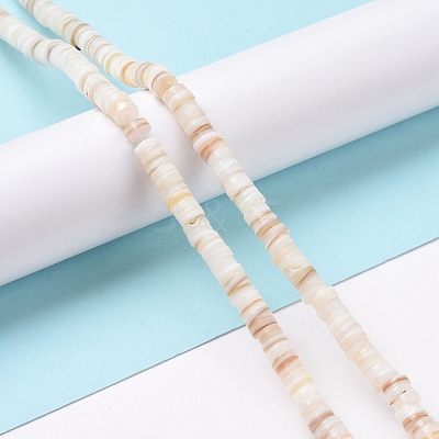 Natural Freshwater Shell Beads Strands X-SHEL-G011-09-A02-1