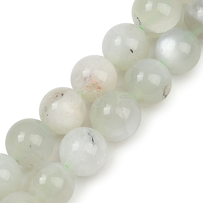 Natural Green Moonstone Beads Strands G-NH0060-A01-01-1