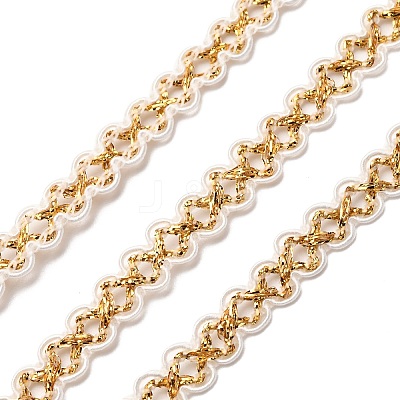 Polyester Braided Lace Ribbon OCOR-Z007-06B-1