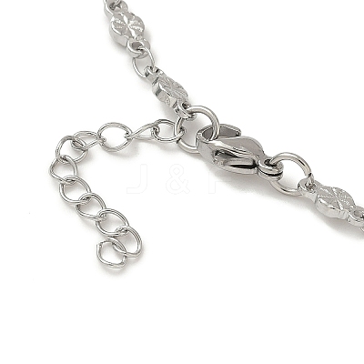 304 Stainless Steel Link Chain Bracelet Making STAS-K252-20A-P-1