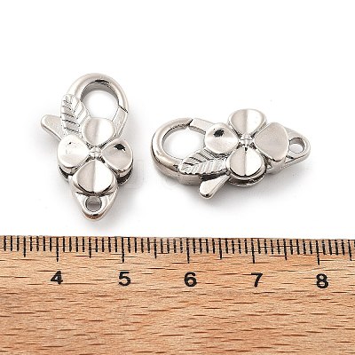 Brass Lobster Claw Clasps KK-R216-18A-P-1