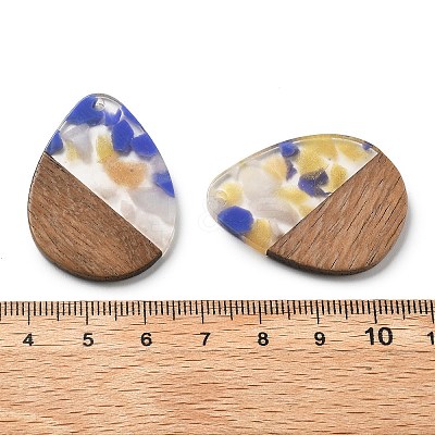 Resin and Walnut Pendants FIND-R051-04B-1