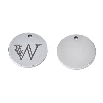 Non-Tarnish 304 Stainless Steel Charms STAS-T059-26P-W-1