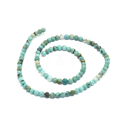 Natural Howlite Beads Strands G-L555-02-10mm-1