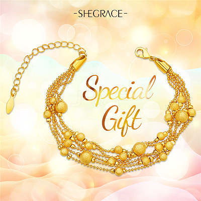 Brass Multi-Strand Bracelets JB629A-1