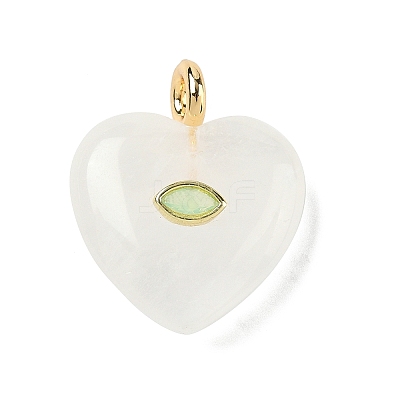 Natural Quartz Crystal Pendants G-P585-03G-08-1