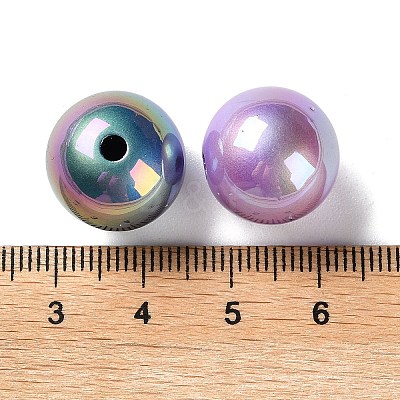 UV Plating Acrylic Beads MACR-D029-22B-1
