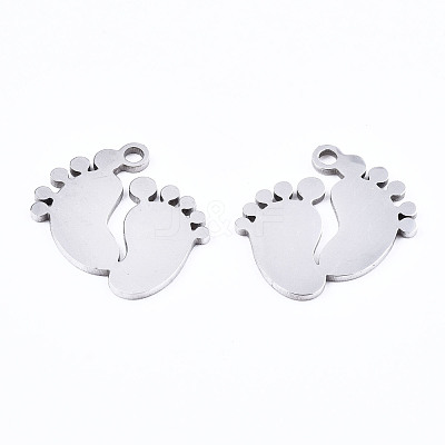 Jewelry Non-Tarnish 201 Stainless Steel Charms STAS-T044-208P-1