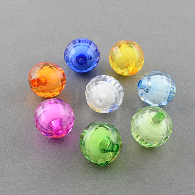 Transparent Acrylic Beads TACR-S086-14mm-M-1