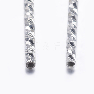 Brass Tube Beads KK-K197-B-35-1
