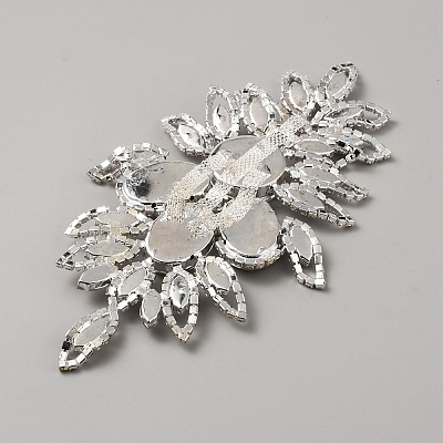 Brass Rhinestone Appliques DIY-WH0308-541B-1