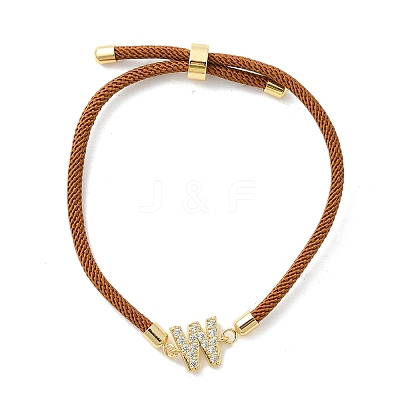Adjustable Nylon Cord Bracelets X-BJEW-C096-01G-23-1