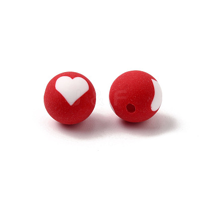 Handmade Polymer Clay Beads CLAY-I011-01B-03-1