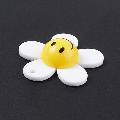 Opaque Acrylic Pendants X-OACR-P012-C08-1