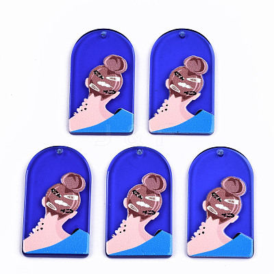 Transparent Acrylic Pendants KY-T022-03-1
