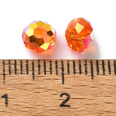 AB Color Plated Glass Beads EGLA-P059-03A-AB02-1