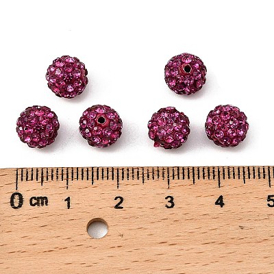 Pave Disco Ball Beads RB-H258-8MM-502-1