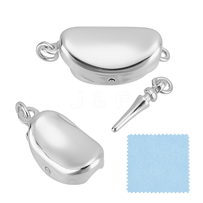 925 Sterling Silver Box Clasps STER-GO0001-68C-P-1