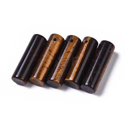 Natural Tiger Eye Pendants G-K297-A06-1