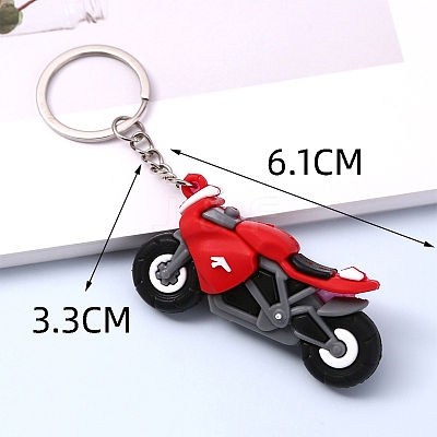 Motorcycle PVC Bag Keychain PW-WGC870C-01-1