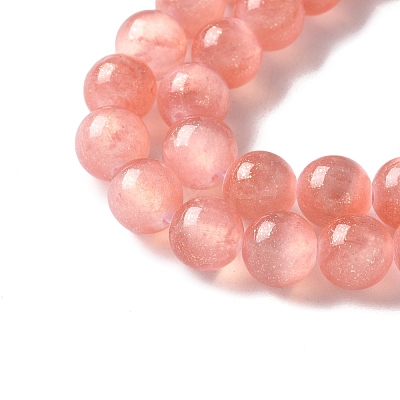 Natural Selenite Beads Strands G-C142-01C-12-1