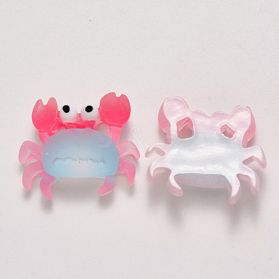 Translucent Frosted Resin Cabochons X-CRES-N022-12-1