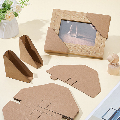 Triangle Paper Picture Frame Corner Protectors FIND-WH0126-961C-1