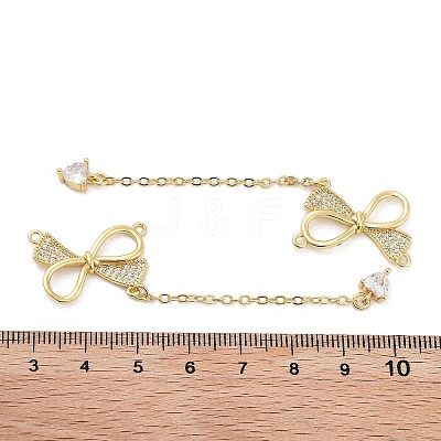 Rack Plating Brass Micro Pave Clear Cubic Zirconia Big Pendants KK-Z064-12G-01-1