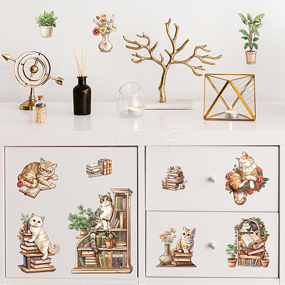 3 Sheets 3 Styles PVC Waterproof Decorative Stickers DIY-WH0404-126-1
