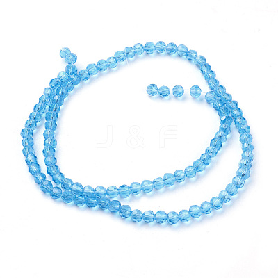 Glass Beads Strands X-EGLA-J042-6mm-07-1