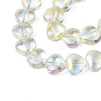 Electroplate Glass Beads Strands EGLA-S188-14-B02-1
