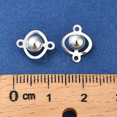 Brass Connector Charms KK-F907-24S-1
