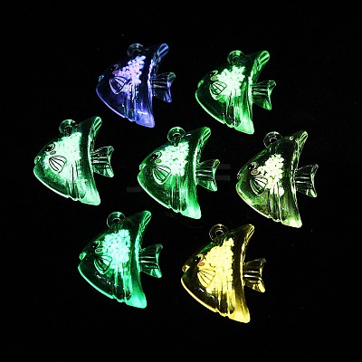 Transparent Luminous Acrylic Pendants TACR-Z002-01-1