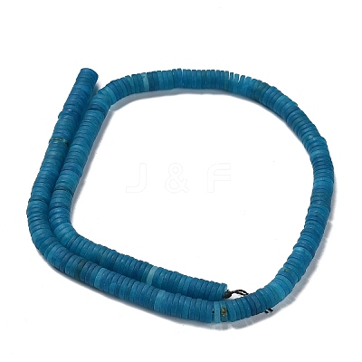Natural White Jade Beads Strands G-P575-B14-6x1mm-08-1