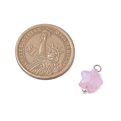 Luminous Acrylic Charms PALLOY-JF03320-02-1