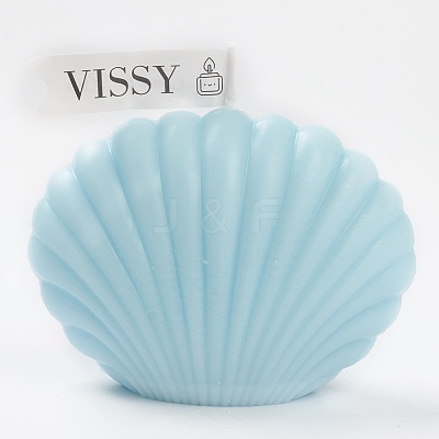 Shell Shaped Aromatherapy Smokeless Candles DIY-C001-06E-1