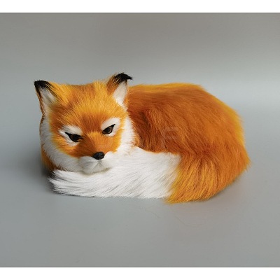 Faux Fur Simulation Fox Ornaments WG77206-03-1
