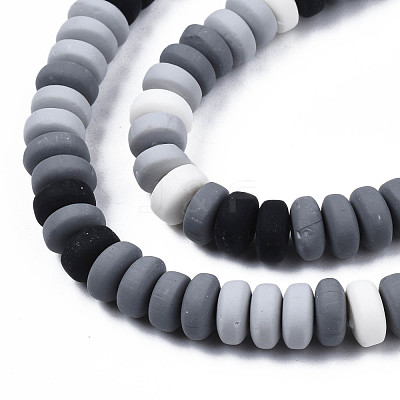 Handmade Polymer Clay Beads Strands CLAY-N008-008V-1