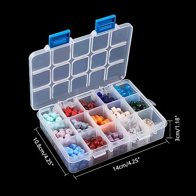 DIY Stretch Bracelets Making Kits GLAA-NB0001-16-1
