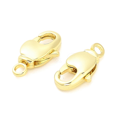 Brass Lobster Claw Clasps KK-H527-38G-1