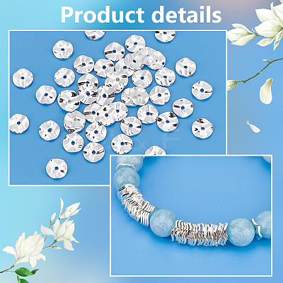 50Pcs Brass Beads KK-PH0006-70B-1