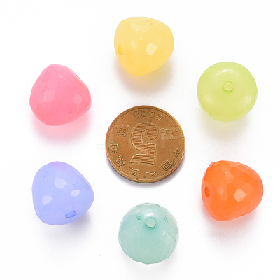 Transparent Acrylic Beads MACR-S373-10E-1