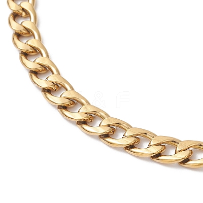 3Pcs 3 Sizes 304 Stainless Steel Curb Chain Purse Chains AJEW-BA00160-1