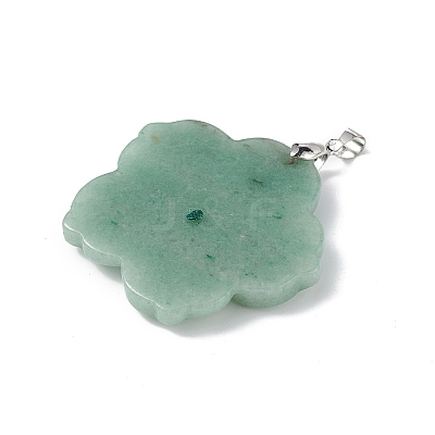 Natural Green Aventurine Big Pendants X-G-B040-01P-06-1